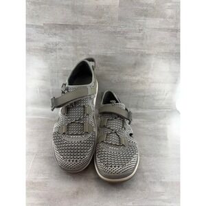 Teva Terra-Float Travel Knit Sandals Women Sz 10 Grey Water Shoes 1091812
